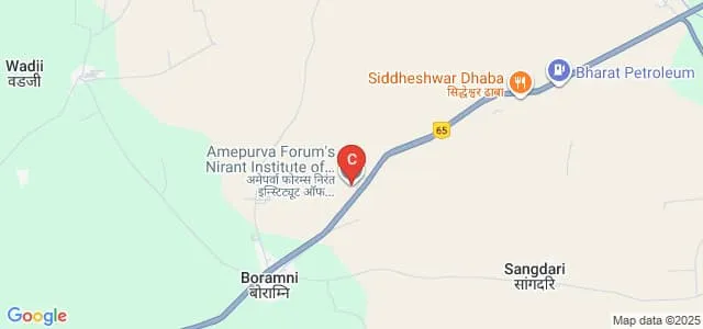 Amepurva Forum's Nirant Institute of Pharmacy, Solapur Map