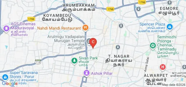 Davinci Media College, Chennai Map
