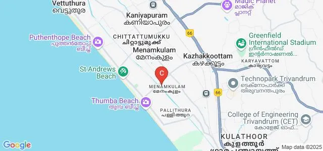Marian College of Arts and Science, Thiruvananthapuram Map