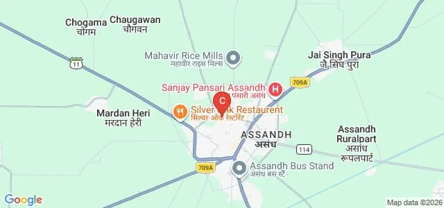 Jeevan Chanan PG Mahila Mahavidyalaya, Karnal Map
