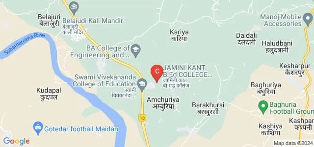 Jamini Kant B Ed College, Ghatsila Map