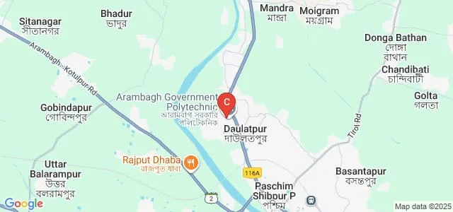 Arambagh Government Polytechnic, Hooghly Map