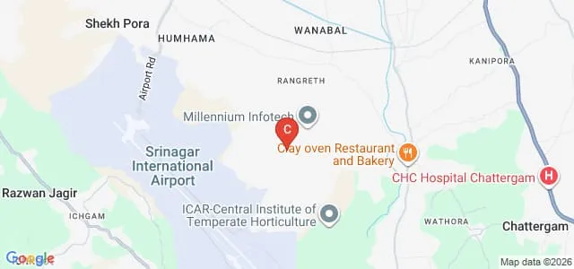 National Institute of Electronics and Information Technology, Srinagar Map