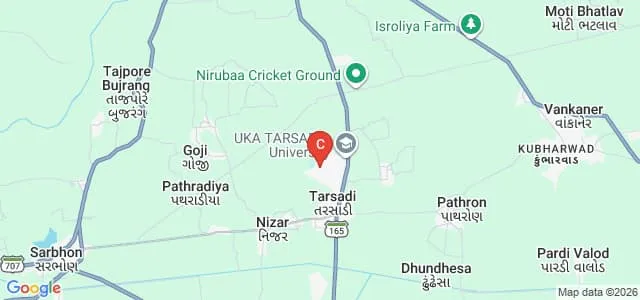 Shrimad Rajchandra College of Physiotherapy, Surat Map