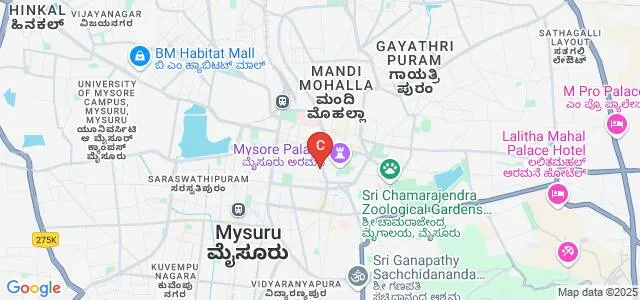 D Banumaiah's College of Commerce and Arts, Mysore Map