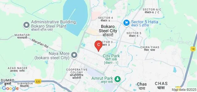 Bokaro Mahila College, Bokaro Map