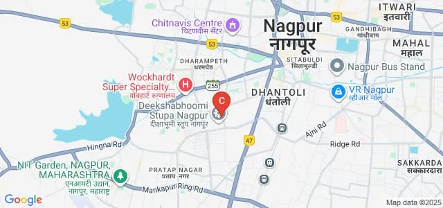 Dr Ambedkar College, Nagpur Map