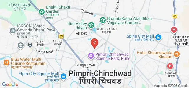 Rasiklal M Dhariwal College of Pharmacy, Pune Map
