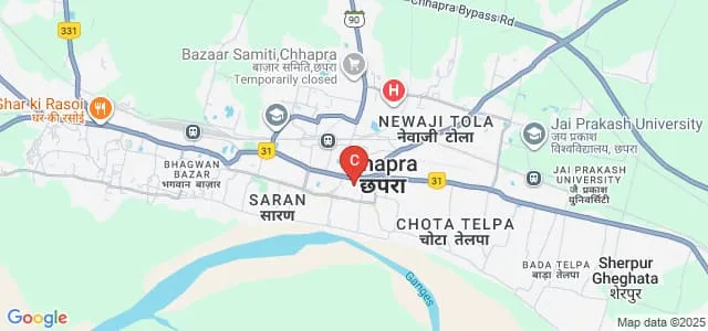Ganga Singh College, Chhapra Map
