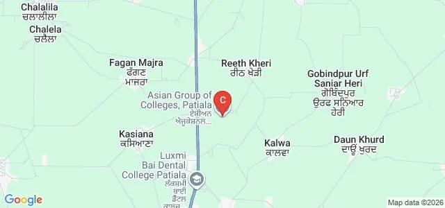 Asian College of Education, Patiala Map