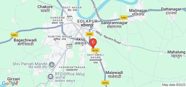 Shankarrao Mohite Mahavidyalaya, Akluj Map