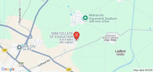 SSM College of Education, Rohtak Map