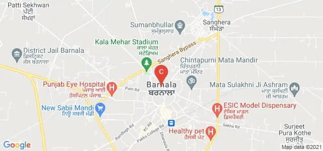 Shree Krishna Educational and Charitable Society Groups of Institutions- Faculty of Engineering, Barnala Map