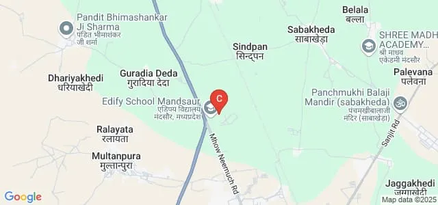 Acharya Rajendra Suri Shiksha Mahavidhyalaya, Mandsaur Map