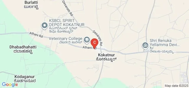 Government First Grade College, Kokatanur Map