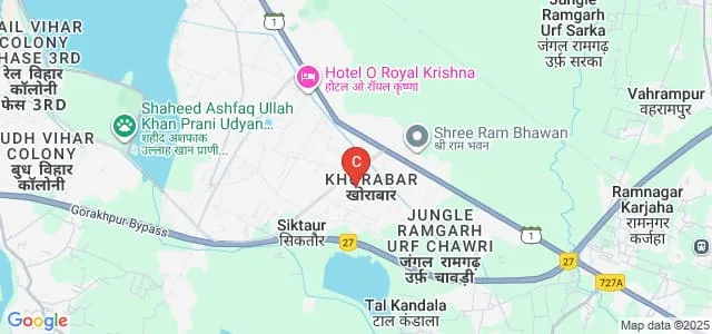 Little Flower Polytechnic, Gorakhpur Map