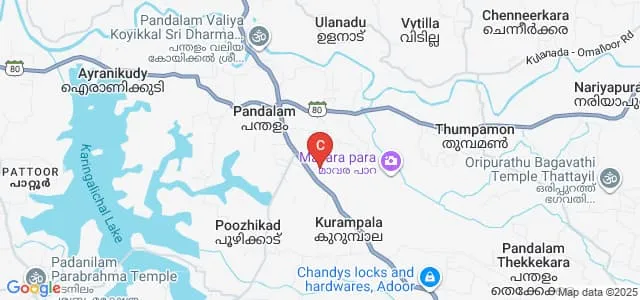 Chitra College of Nursing, Pathanamthitta Map