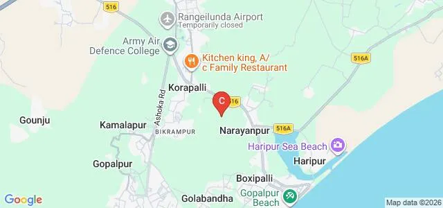 Aum Sai Institute of Technical Education, Berhampur Map