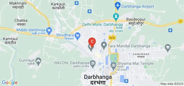 Mithila Mahila College, Darbhanga Map