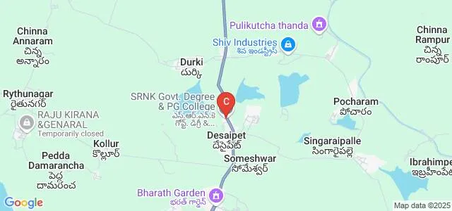 SRNK Government Degree College, Banswada Map