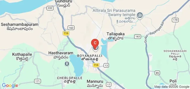Annamacharya College of Education, Rajampet Map