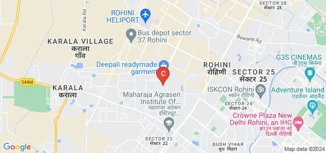 MD Indraprastha Institute for Higher Education, Delhi Map