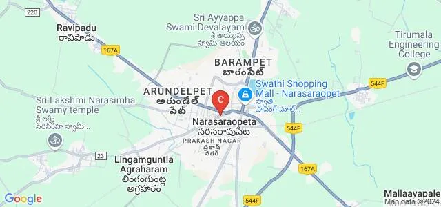 EVM College of Engineering and Technology, Guntur Map