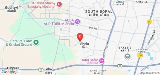 Shanti Business School, Ahmedabad Map