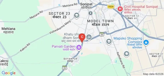 NS College of Education, Sonipat Map