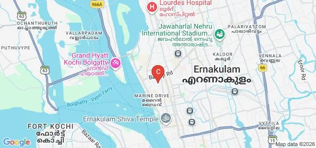 St Joseph College of Teacher Education for Women, Ernakulam Map