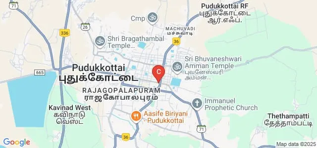 Venkatesvara Polytechnic College, Pudukkottai Map