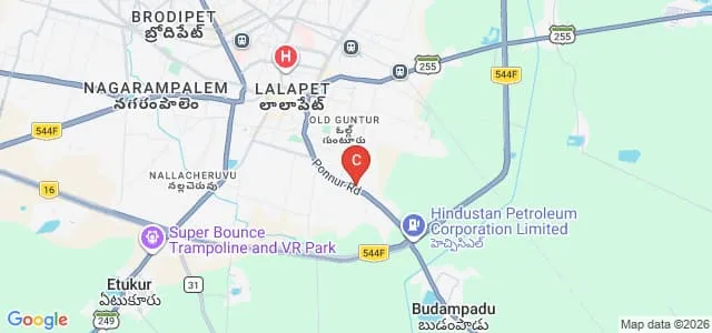 Andhra Muslim College of Education, Guntur Map