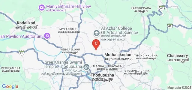 Al Azhar College of Engineering and Technology, Idukki Map