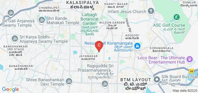BES Evening College of Arts and Commerce, Bangalore Map