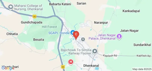 Dhenkanal Law College, Dhenkanal Map