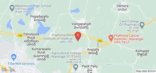 Prathima Relief Institute of Medical Sciences, Warangal Map