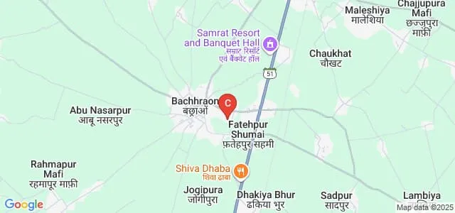 Mahamaya Polytechnic of Information Technology, Amroha Map