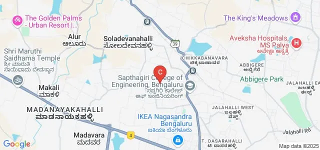 Soundarya College of Law, Bangalore Map
