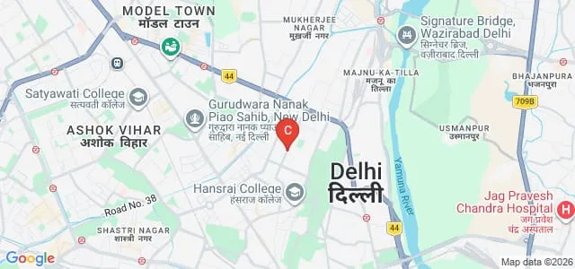 Department of Computer Science, University of Delhi, Delhi Map