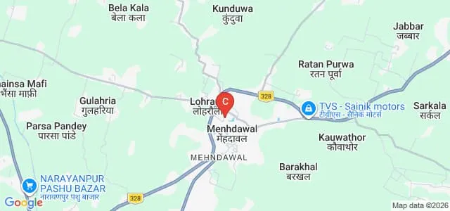 Janta Vaidic Post Graduate College, Mehdawal Map