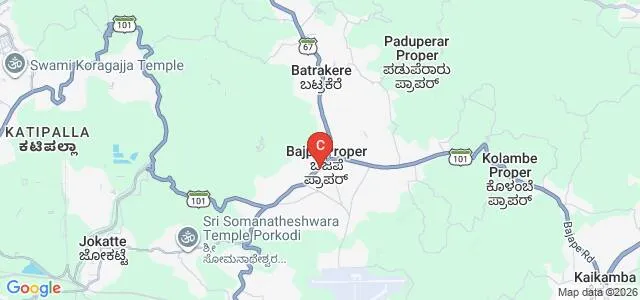 Pana Institute of Undergraduate Studies, Mangalore Map