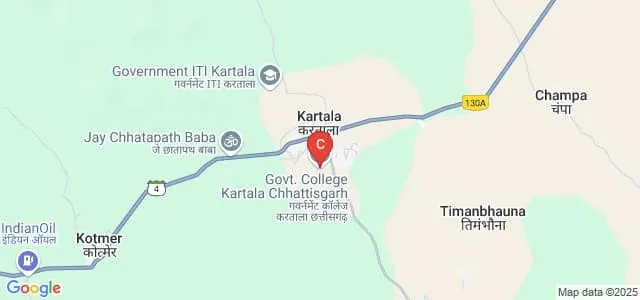 Government College, Kartala Map