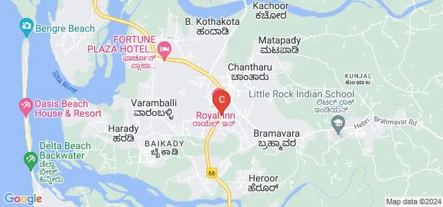 Vidyalaxmi Group of Institutions, Bramavara Map