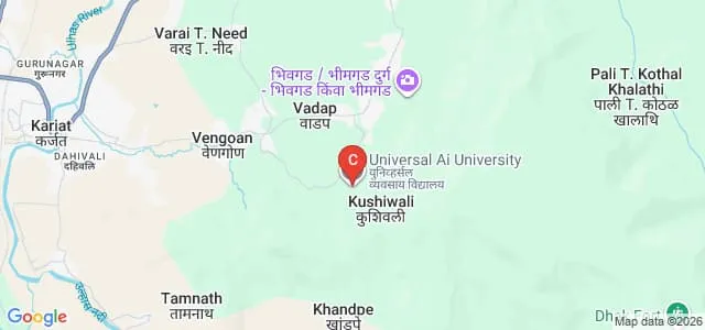 Universal Business School, Raigad Map