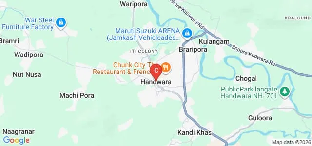 Government Degree College, Handwara Map
