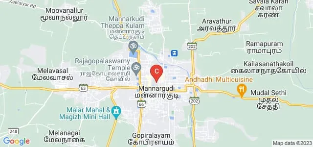 STET College of Education for Women, Mannargudi Map