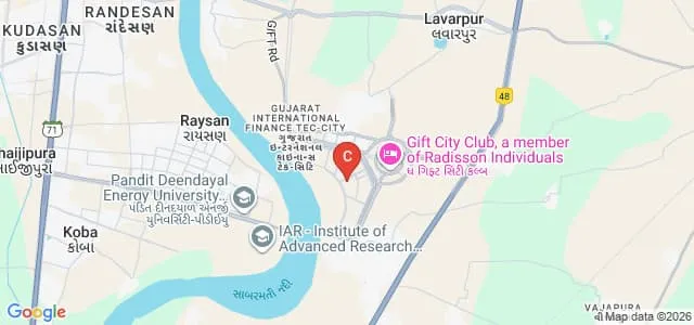 Deakin University GIFT City Campus, India Map