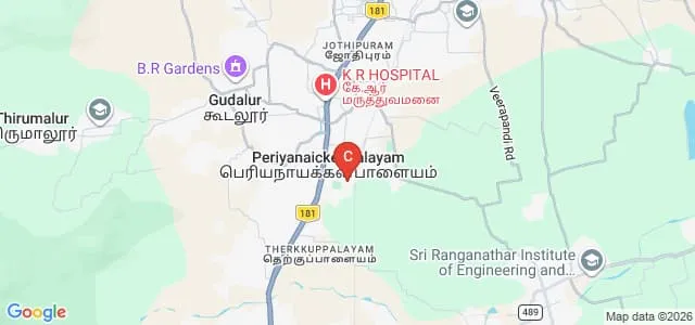 Maruthi College of Physical Education, Coimbatore Map