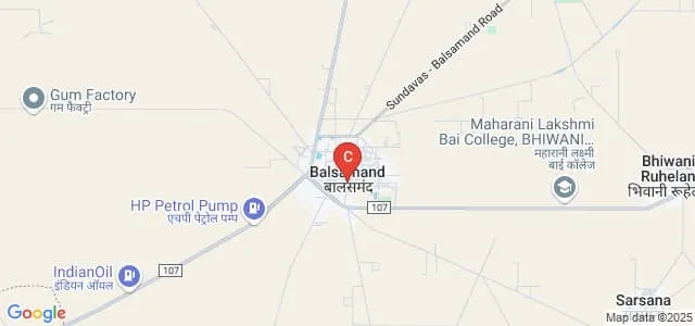 Ch Bhajan Lal Government College, Balsamand, Hisar Map