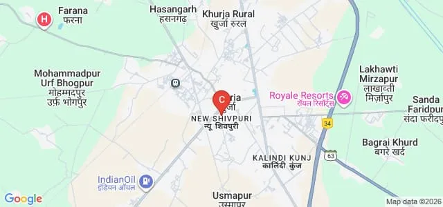 AKP Degree College, Khurja Map